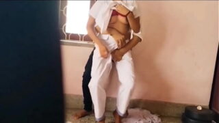 Indian college girl was fucking by her class teacher in college store room